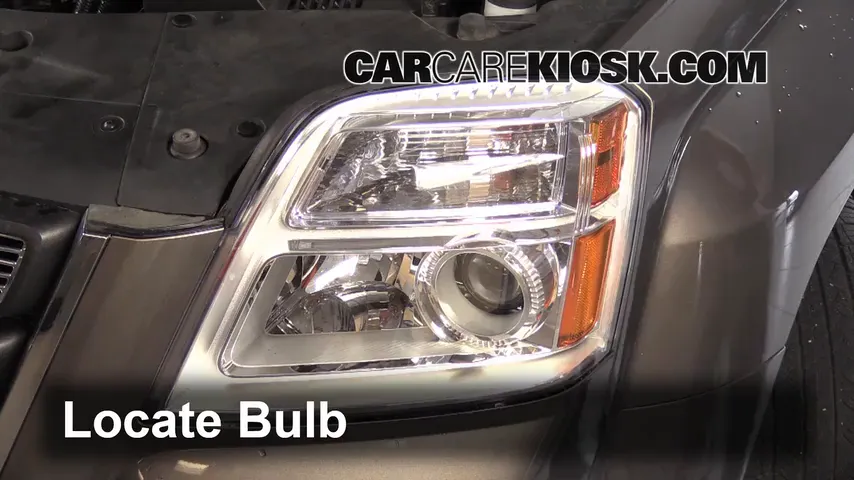 2011 GMC Terrain SLT 2.4L 4 Cyl. Lights Highbeam (replace bulb)